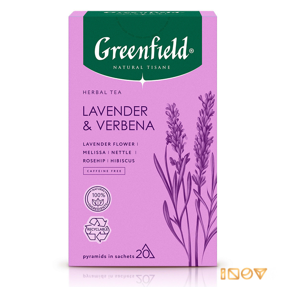 Чай Greenfield Natural Tisane Lavender & Verbena, 20 шт.