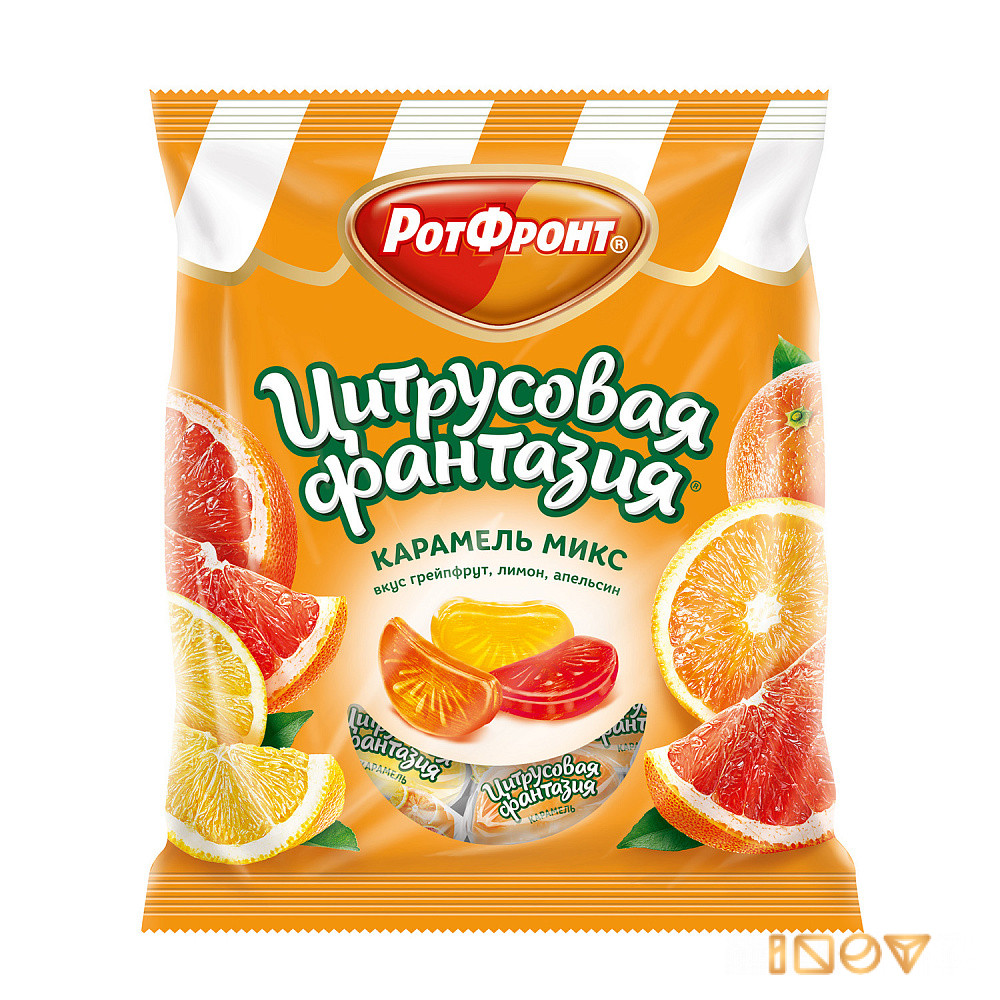 Карамель Цитрусовая фантазия микс, Рот Фронт, 250 гр.
