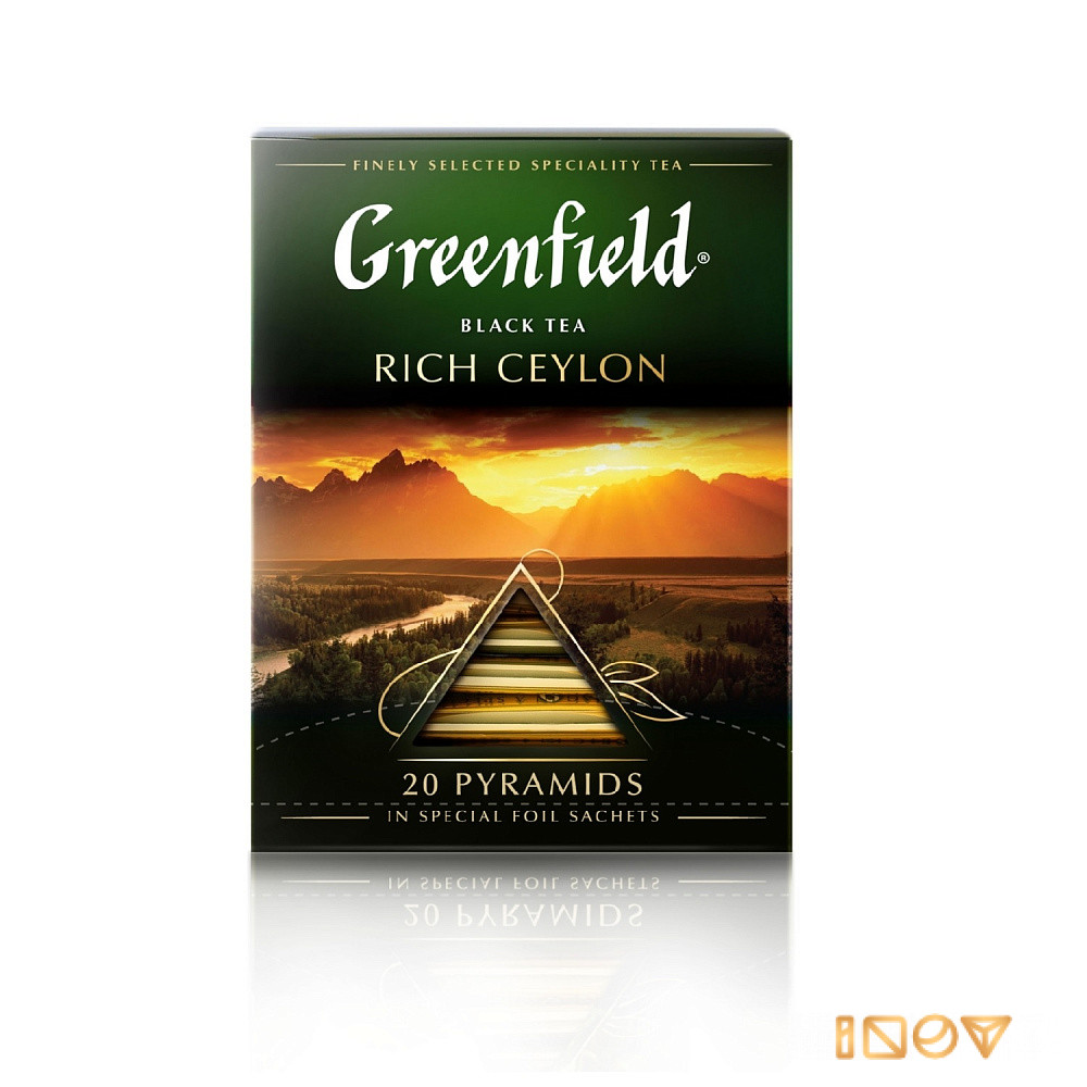 Чай Greenfield Rich Ceylon черный в пирамидках, 20 шт.