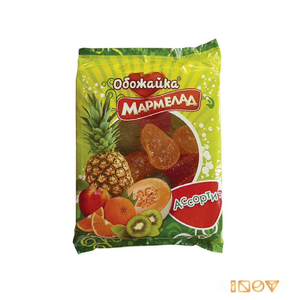 Мармелад Обожайка ассорти, Йошкар-Олинская кондитерская фабрика, 250 гр.