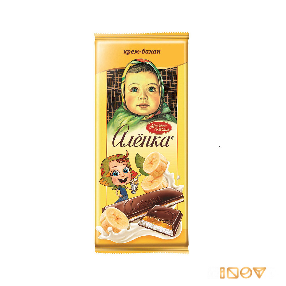 ШОКОЛАД АЛЕНКА с начинкой крем банан 87 г
