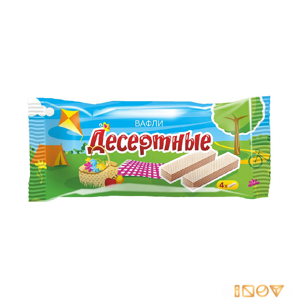 Вафли Десертные, Пензенская кондитерская фабрика, 100 гр.