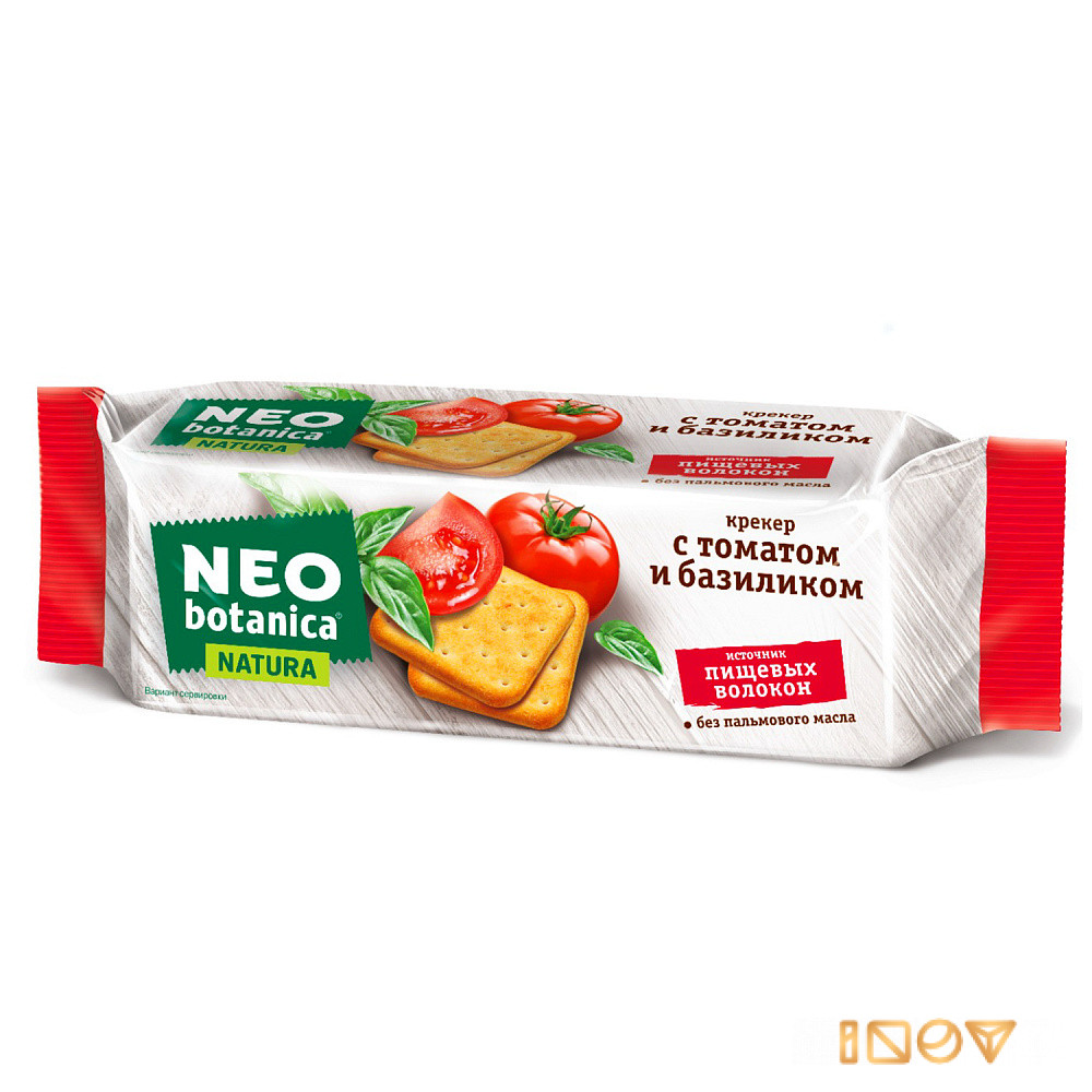 Крекер Neo-Botanica Natura, с томатом и базиликом, 175 гр